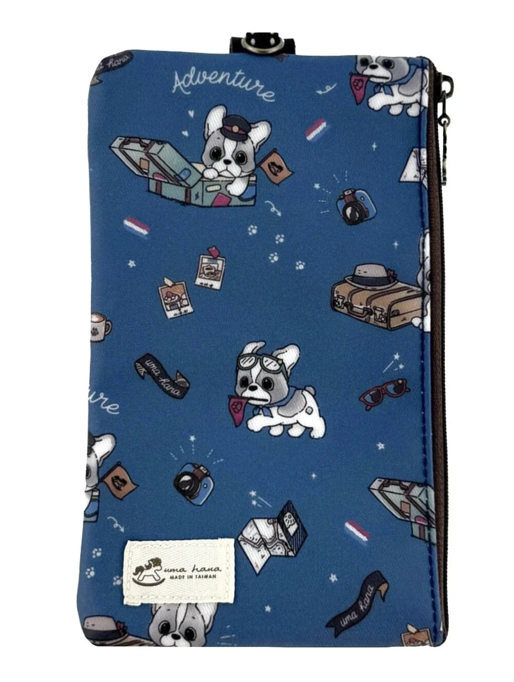 Waterproof Frenchie Phone Case Pouch W/ Neck Strap